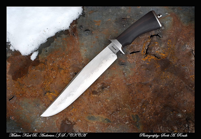 Knives by Karl B. Anderson out of our Blackwood